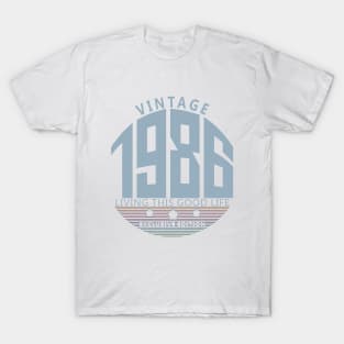 34th Birthday T-Shirt - Vintage 1986 T-Shirt